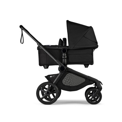 Midnight Black All-Terrain Tandem Double Bassinet Stroller