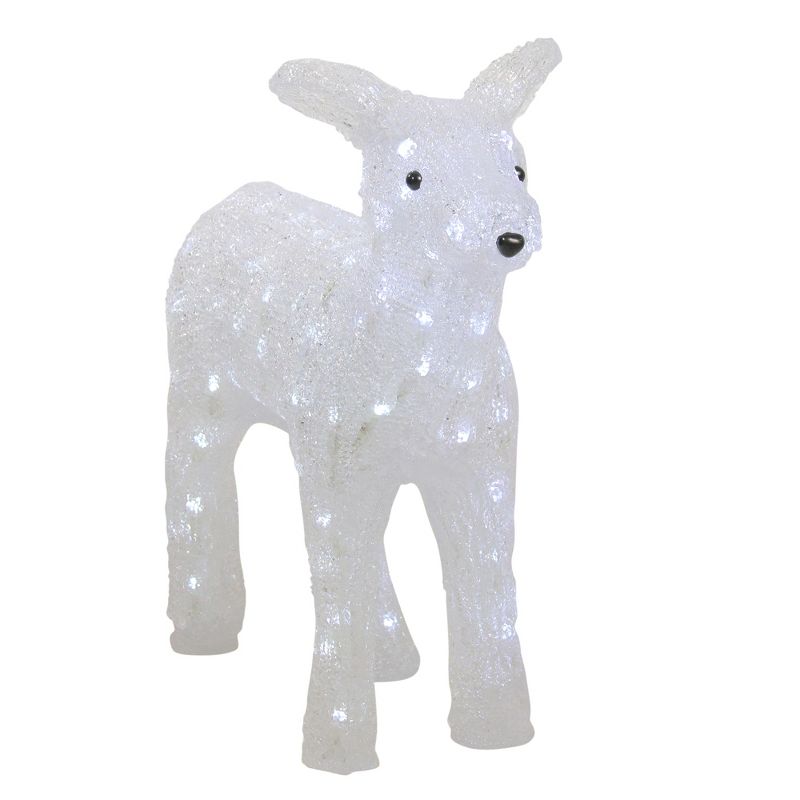 Northlight Lighted Commercial Grade Acrylic Baby Reindeer Christmas Outdoor Decoration - 18", 3 of 4