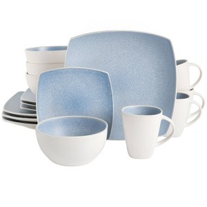 16pc Stoneware Soho Lounge Square Dinnerware Set - Gibson Soho Lounge - 1 of 4