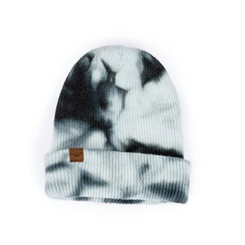 Britt's Knits Womens Mantra Soft Winter Tie Dye Knit Warm Cuffed Skull Beanie Hat Cap - image 1 of 2