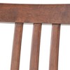 Set of 2 Trita Dining Chairs Walnut - Lifestorey: Mid-Century Modern, Rubberwood Frame, Polyester Upholstery - 3 of 4