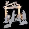 Sandinrayli Outdoor Lighted Nativity Set with 20 LED Lights, Holiday Yard Lawn Garden Decoration - 3 of 4
