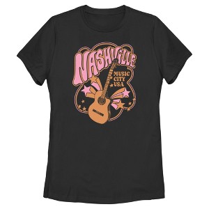 Women's Lost Gods Nashville Music City T-Shirt - 1 of 4