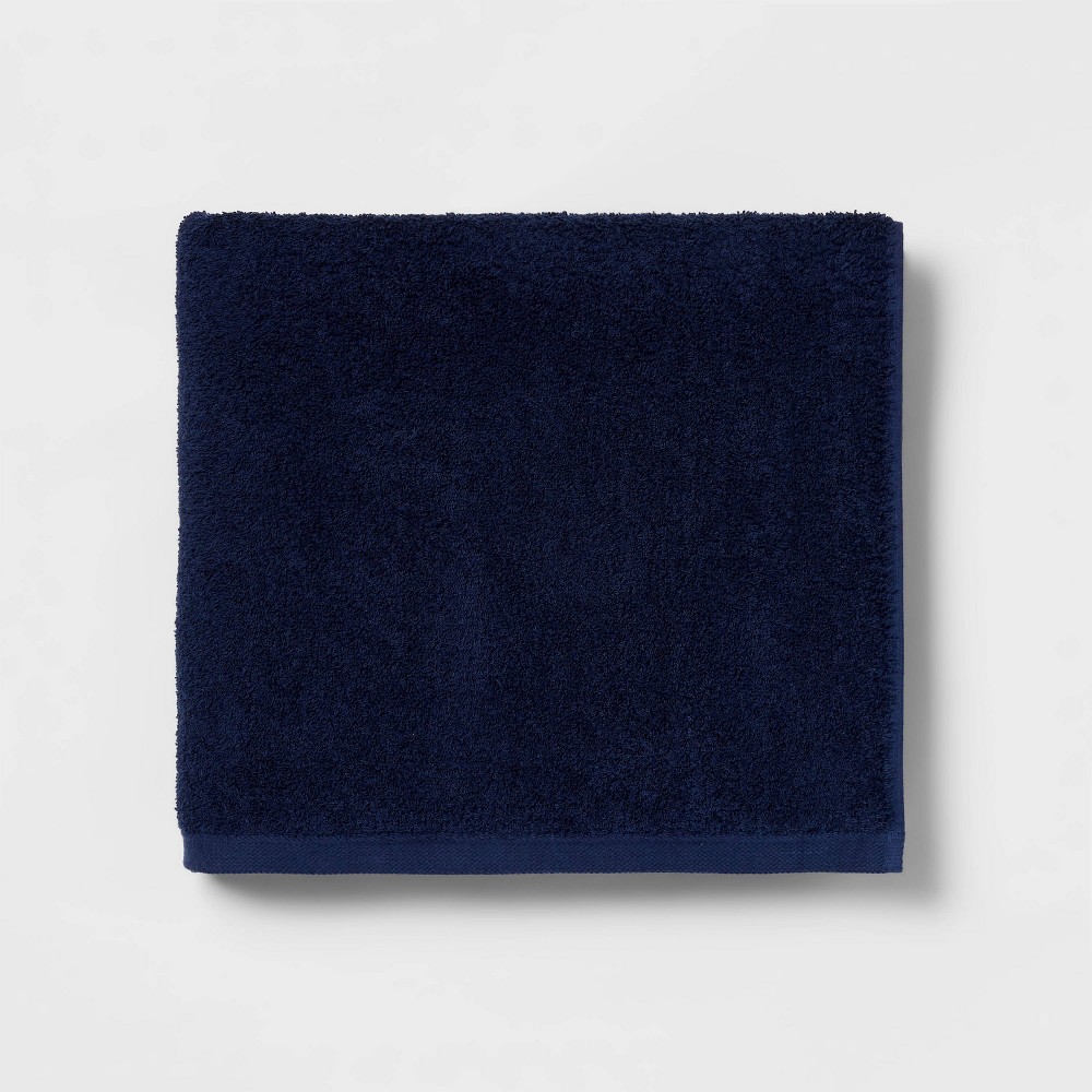 Photos - Towel Everyday Bath  Navy - Room Essentials™