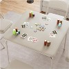 Garvee Black Portable Folding Card Table, 33.6-Inch Foldable Table for Game Nights & Camping - Sturdy Design with PU Surface - 2 of 4
