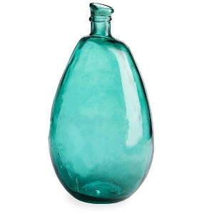 VivaTerra Recycled Tall Glass Balloon Vase, 19" - 1 of 2