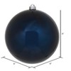 Vickerman Midnight Blue Ball Ornament - 2 of 4