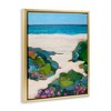 Stupell Industries Coast Is Clear Landscape Floating Frame Canvas Art, Gold, 25" x 31" - 2 of 4