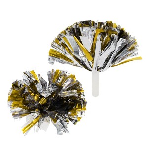 Unique Bargains Handle Cheerleader Pom Poms 1 Pair - 1 of 4