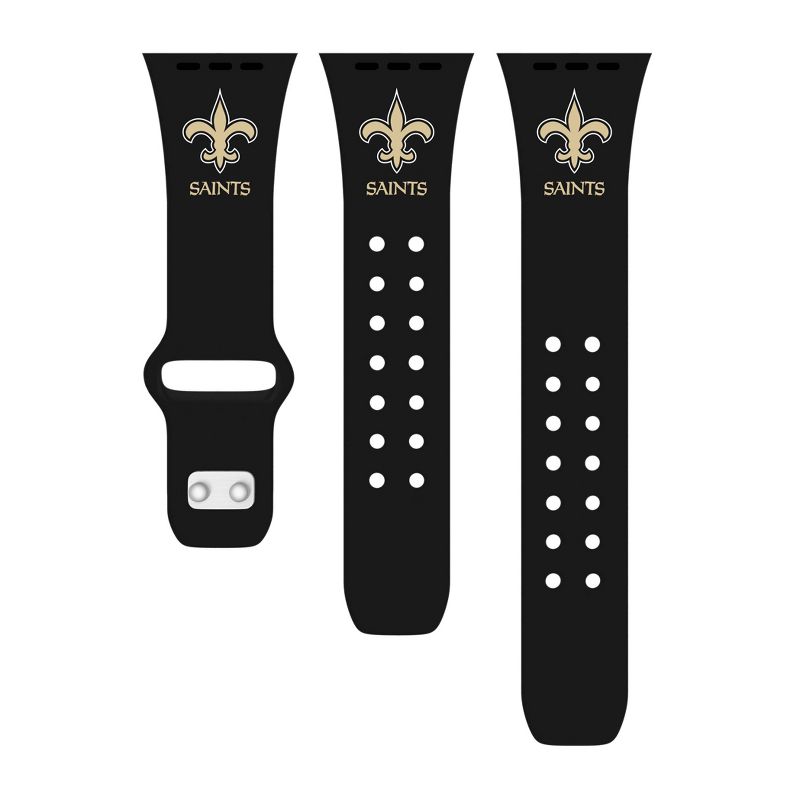 NFL New Orleans Saints Wordmark Apple Watch Band  , 2 of 4