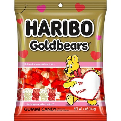 Haribo Valentine's Day Goldbears Gummi Candy - 4oz