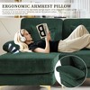MOONMISS 104" Sectional Couches for Living Room Modular Sofa with Double Chaise U- Shaped Sofa Set with Corduroy Fabric for Living Room - 2 of 4