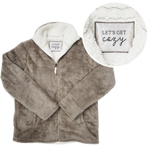 Pavilion Gift Company - Cozy - XXL Unisex Fleece Full Zip Sweatshirt - Sweatshirts - 1 of 4