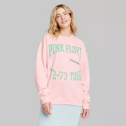 Women's Ascot + Hart Pink Floyd Graphic Sweatshirt - Pink