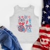 The Juniper Shop Patriotic Disco Collage Toddler Tank - 3 of 4