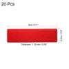 Unique Bargains Anodized Aluminium Durable Scratch-Resistant Waterproof Name Plate 20 Pcs - 2 of 4