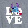 Women's - Lilo and Stitch - Love Cupid Stitch Graphic Racerback Tank - 2 of 4