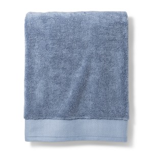 Reserve Solid Bath Sheet Dusty Blue - Fieldcrest , Adult Unisex