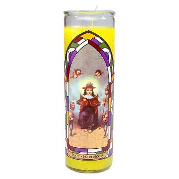 Jar Candle Santo Nino de Atocha Yellow - Continental Candle