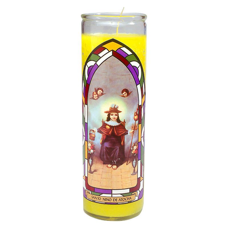 Jar Candle Santo Nino de Atocha Yellow - Continental Candle, 1 of 6