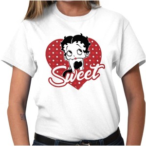 Betty Boop Sweetheart Love Cute Womens Graphic T Shirt Tees Brisco Brands - 1 of 1