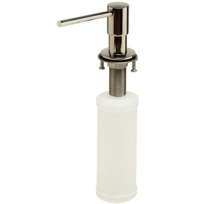ALFI AB5006-PSS Modern Round Polished Stainless Steel Soap Dispenser