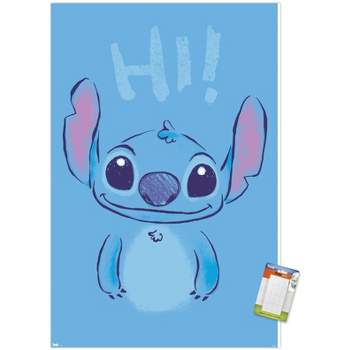 Disney Lilo And Stitch - Slobber Hi Wall Poster, 22.375 x 34, Framed 