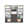 CAVINAS Bookcases for Living Room 3 Piece Bookcase Set 67" W Storage Cabinet Bookshelf with 13 Shelves for Office - 2 of 4