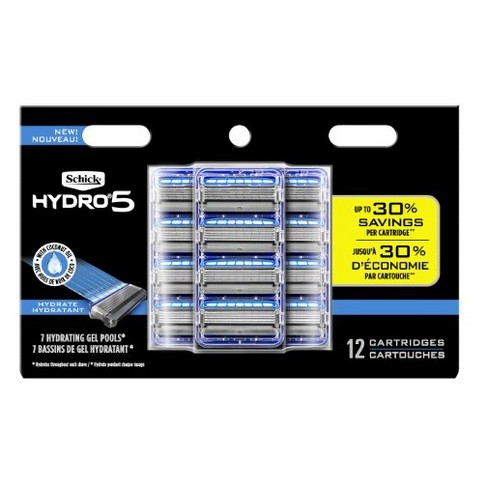 6pm mens schick hydro 5 razor blade refill cartridges