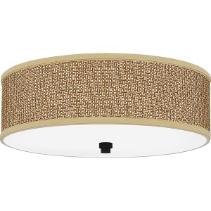 Zen 3-Light Mystic Black Flush Mount Light - 1 of 4