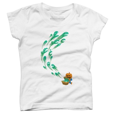 Girl's Design By Humans It's time for halloween By SINDAR T-Shirt