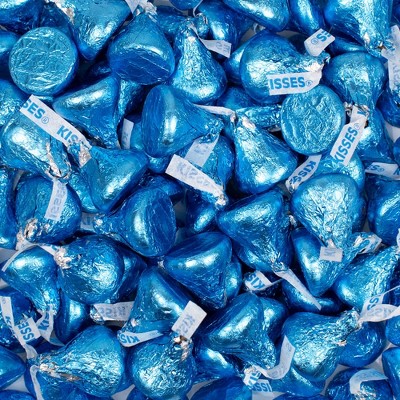 thumbnail image 2 of Hershey's Kisses Milk Chocolate, Silver Foil - 4 Pound Bulk Bag, Fresh Holiday Candy 2 of 5