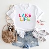 Simply Sage Market Lake Life Colorful Short Sleeve Tee - 3 of 4