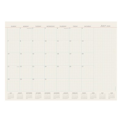 Tf Publishing July 2024-june 2025 Monthly Desk Calendar 12