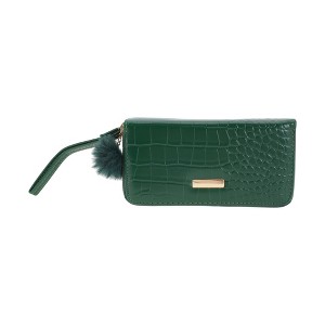 Unique Bargains Double Zipspers Coin Purse Wallet 1 Pc - 1 of 4