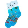 Memoi Women's Coral Reef Limited Edition Cotton Blend Crew Sock Ocean Depths 9-11 - 3 of 4