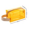 Handbag PVC Dazzling Waterproof Cosmetic Bag Toiletry Bag(Red) - 3 of 4