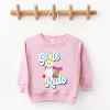 The Juniper Shop Mini Smiley Girls Rule Toddler Sweatshirt - 3 of 4