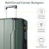 Hardshell Suitcase With Lightweight TSA Approved Locks And 3-level Telescopic Handle Swivel Suitcase Travel Luggage With Expandable Function - 4 of 4
