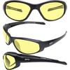 Global Vision Eyewear Hercules 2 Safety Motorcycle Glasses with Yellow Lenses - 3 of 4