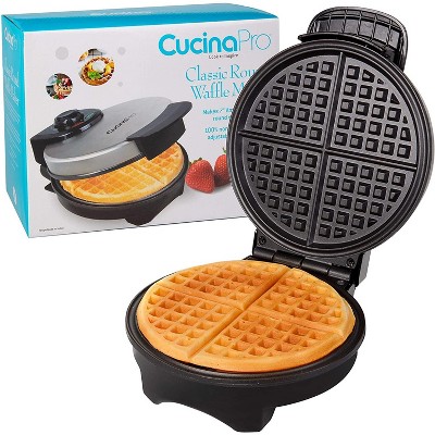 CucinaPro Electric Non-stick American Round Waffle Maker