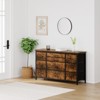 Jojoka Dresser TV Stand, Wide Entertainment Center with 10 Drawers for 55” TV,  Waterproof Wood Top - 3 of 4