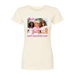 Women's - Barbie - Valentine's Day Fitted Graphic T-Shirt - 1 of 2