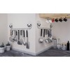 Phiestina 2-Piece Cat Head Wall-Mounted S-Hook Set with Adjustable Hooks and Kitchen Utensil Storage Box - 4 of 4