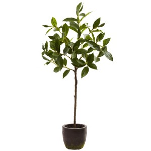 HomeStock 29 in. H Green Artificial Succulent Plant in Planter for ...