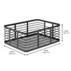 Metal Pantry Basket with Handles - 3 of 4