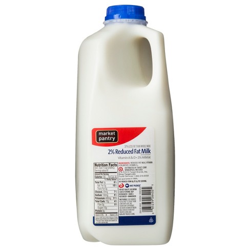 2% Milk - 0.5gal - Market Pantry™ : Target