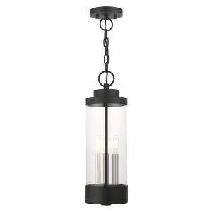Livex Lighting Hillcrest 3 - Light Pendant in  Textured Black - 1 of 4
