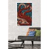 Trends International Lantern Press - Yachats, Oregon, Octopus Mosaic Framed Wall Poster Prints - 2 of 4