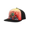 Justice League Of America Squad Youth Black Snapback Hat-OSFA - 2 of 4